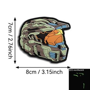 Patch de moral camouflage 3D lumineux de nuit, en PVC souple écologique et imperméable, pour brassard - Product Image 6