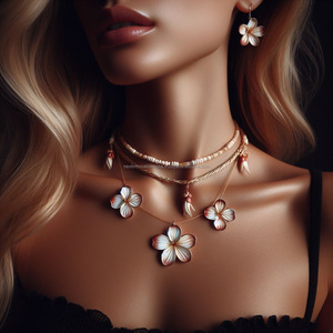 สร้อยคอและจี้ Aloha ทําด้วยมือ เครื่องประดับฮาวายที่สวยงามเฉลิมฉลองวัฒนธรรมเขตร้อน - Product Image 4