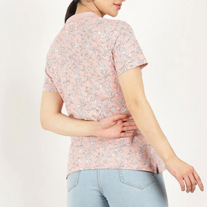 Chemises polo pour femmes sur mesure de style nouveau en sublimation, en vente, services OEM de marque privée, chemises polo multicolores pour femmes - Product Image 5