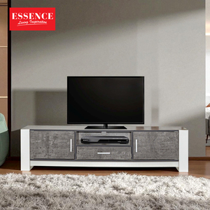 Muebles de televisión blancos contemporáneos-Gabinete de soporte de TV moderno 2024 Tablero de aglomerado de mármol ligero para el hogar Hotel Apartamento TV6068 - Product Image 1