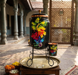 Dispensador de agua de escritorio de cobre puro para uso doméstico comercial al aire libre coches hoteles-tanque de almacenamiento de agua fría Ayurveda salud - Product Image 2