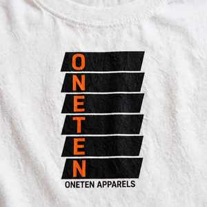 เสื้อยืดคอกลมแขนสั้นผ้าฝ้ายสีขาวสำหรับผู้หญิง ONE TEN Apparels รุ่นลำลองใส่สบายระบายอากาศได้ดี น้ำหนัก 180 กรัม เหมาะสำหรับฤดูร้อน - Product Image 6