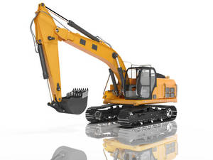 Excavatrice sur chenilles jaune avec bras hydraulique, godet de 0,12 m, puissance de 120 kW, type chenillé robuste pour le creusement et le chargement en construction - Product Image 3