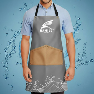 Delantal de Carpintero Ajustable de Algodón Resistente con Correa Cruzada y Bolsa para Herramientas, Uniforme de Trabajo con Color Personalizado para Personal de Restaurantes y Bares - Product Image 4