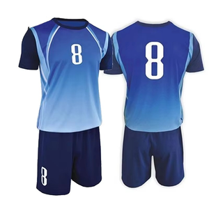 Conjunto de Uniforme de Voleibol Unisex, Jersey y Pantalones Cortos Sublimados en Malla de Poliéster, Nombre y Número del Equipo Personalizados, Uniforme Deportivo de Voleibol - Product Image 1