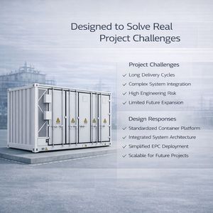Sistema de Almacenamiento de Energía Comercial en Contenedor de Alto Voltaje de 20 pies, 3.7MWh/5MWh, LiFePO4, Híbrido, con Enfriamiento Líquido - Product Image 3