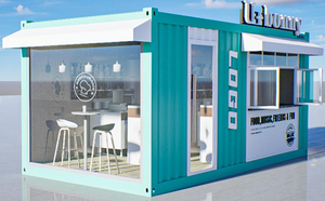 Sang Trọng Di Động Văn Phòng & Cửa Hàng Đúc Sẵn Container Nhà Với Thiết Kế Hiện Đại Tùy Chỉnh Màu Sắc Cài Đặt Nhanh Chóng Cho Trung Tâm Sử Dụng - Product Image 3