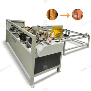 Máquina etiquetadora de pegatinas con mango de escoba, para escoba de madera