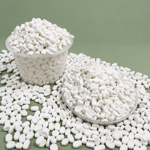 Mejor Precio, Superventas: Carbonato de Calcio en Gránulos (Masterbatch) en Formato Blanco Natural, Materia Prima para Bidones - Product Image 1