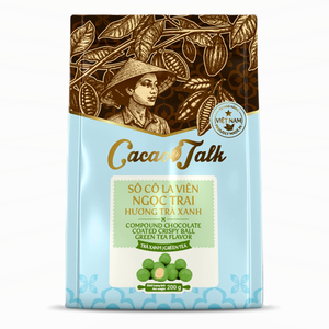 Boules de chocolat croustillantes au thé vert HALAL pour la décoration de gâteaux, en gros, très demandées, service OEM/ODM - Product Image 1