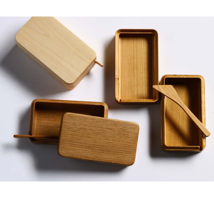 Boîte à beurre en bois, plateau de service rectangulaire en bois massif, nouveau produit artisanal, meilleur prix - Product Image 5