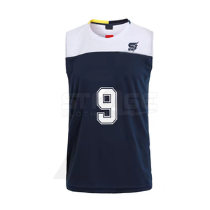 Hot Sale <b>Custom</b> Team Volleyball Uniform Breathable Polyester Eco-Friendly Lightweight Design for Comfort Professional Appearance - Product Image 2