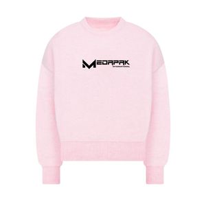 Sweat-shirt en tricot moelleux texturé, pull à col rond doux et chaud, décontracté pour l'hiver, vêtements de mode personnalisés en gros - Product Image 1