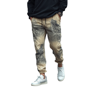 Pantalones Deportivos Vintage para Hombre con Estampado - Product Image 1