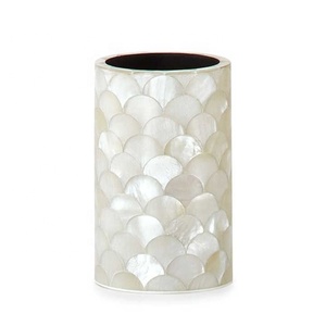 Best Gift for Classmate Unique Mother Pearl Pen Organizer Lighted Feature for Luxury Art Deco Office Desk Ramadan Wedding Gift - Product Image 2