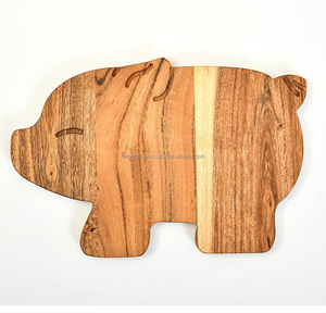 Dekor akasya şekilli ahşap kesme tahtası mutfak ahşap doğrama için kasap kesme tahtası peynir cadılar bayramı noel hediyesi için - Product Image 1