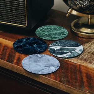 Good Selling <b>Marble</b> <b>Coasters</b> with Mixed Colors and Distinctive Designs Drink Mats for Home Office Hotel Restaurant - Product Image 1