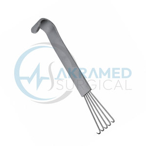 เครื่องมือผ่าตัดแบบดึงผิวหนัง Anderson Bear Claw Retractor ทำจากสแตนเลส สำหรับศัลยกรรมตกแต่ง ได้รับการรับรองมาตรฐาน CE - Product Image 6