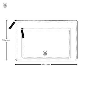 Housse pour ordinateur portable en cuir véritable, motif imprimé, personnalisable avec logo, pour voyages d'affaires, design élégant. - Product Image 4
