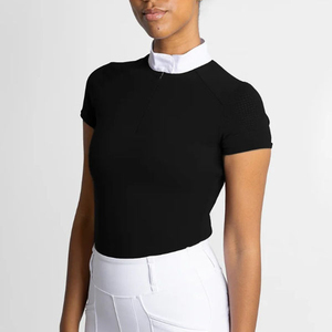 OEM Custom Design Horse Riding Top <b>Equestrian</b> Clothing Shirt Cheap Price Breathable Women's Horse Riding Shirt - Product Image 4