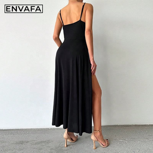 Women's Sweet Woven Maxi <b>Dresses</b>-Elegant Leisure <b>Custom</b> <b>Dress</b> for Ladies - Product Image 2