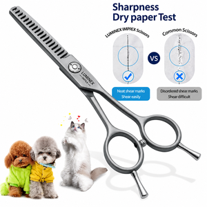 Tijeras Profesionales de Acero Inoxidable para Peluquería Canina, Corte de Pelo para Animales, Duraderas, Suaves y de Corte Fácil - Product Image 2