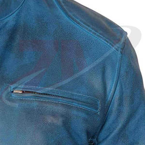 Veste en cuir pour homme de haute qualité avec impression de logo personnalisée en gros, imperméable, pour usage extérieur, veste en cuir d'hiver pour homme - Product Image 5