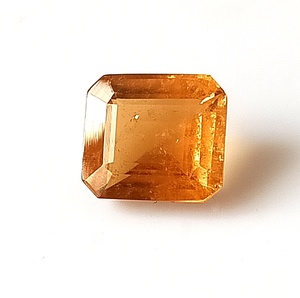 Tourmaline zambienne de qualité supérieure, couleur miel naturel, 4,55 carats, taille octogonale, pierre précieuse non montée - Product Image 3