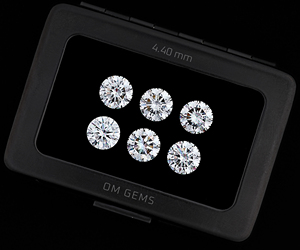 4.4 MM, Claridad VVS, Color E-F, Diamante Blanco Cultivado en Laboratorio, Corte Brillante Redondo, Diamante Suelto de Laboratorio para Joyería (6 PIEZAS) - Product Image 6