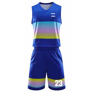 Uniformes d'équipe de basketball personnalisés en gros, impression par sublimation intégrale, respirants, grandes tailles, tissu haute densité, confortables - Product Image 2