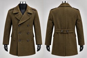Abrigo de invierno profesional para hombre, de seguridad premium, largo, táctico, uniforme de trabajo, relleno de lana, fabricación válida según ISO, personalizable - Product Image 3
