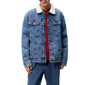 Veste en jean vintage pour homme avec doublure polaire thermique douce, veste en denim de qualité supérieure, vêtement d'extérieur décontracté pour l'hiver - Product Image 1