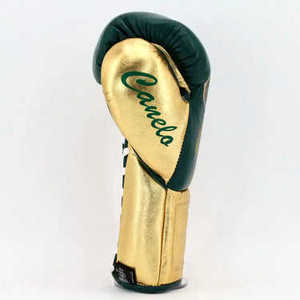 No Boxing No Life Gants de boxe professionnels en cuir de vachette de qualité supérieure à lacets Rembourrage épais à 4 couches Respirant Évacuation de l'humidité - Product Image 3