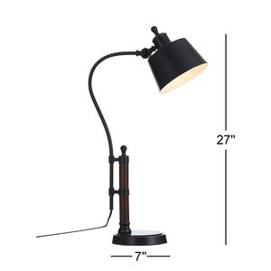 Lampe de table élégante avec abat-jour en tissu blanc, lumière d'appoint contemporaine pour salon - Product Image 4