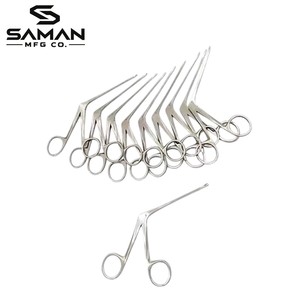คีมจับขนาดเล็ก พรีเมียม ยี่ห้อ SAMAN MFG CO. ผลิตจากสแตนเลสสตีล สำหรับการผ่าตัดที่มีความแม่นยำสูง ได้รับการรับรองมาตรฐาน CE ระดับ Class I สำหรับหู คอ จมูก และจักษุวิทยา - Product Image 5