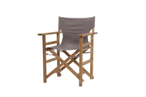 Chaise de réalisateur conçue avec un cadre pliable, un siège en tissu durable et un support pour les accoudoirs, adaptée aux événements en plein air et aux tournages de films. - Product Image 2