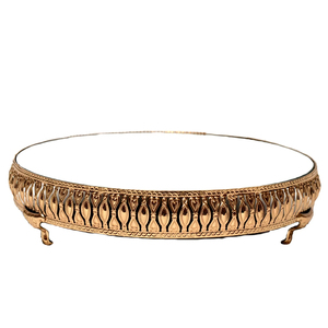 Elegant Metal Cake Stand Modern Minimalist Themed Dessert <b>Tables</b> for Weddings <b>Birthdays</b> Anniversaries Multicolor Cake Holder - Product Image 3