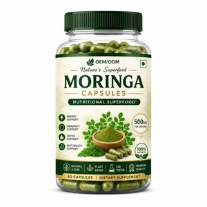 Capsules de Moringa en Marque Blanche 500mg – Supplément Premium de Moringa Oleifera Riche en Nutriments Naturels pour le Soutien Quotidien au Bien-être - Product Image 1