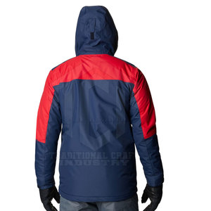 Veste de ski respirante à capuche, best-seller, avec logo sur le devant, tissu imperméable, chaude pour l'hiver, utilisation en extérieur, fabriquée au Pakistan - Product Image 2