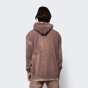 Sudaderas con Capucha para Hombre, Estilo Urbano, Lavado Ácido, Impresión Personalizada, Talla Grande, Transpirables, para Invierno, Color Sólido, Precio Razonable - Product Image 6