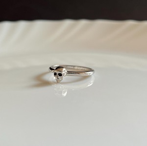 Anillo de Calavera de Plata 925, Estilo Punk, Unisex, Uso Diario, Diseño Minimalista - Product Image 3