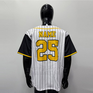 New Arrival Men's Summer Breathable Short Sleeve <b>Baseball</b> Jersey Custom Name Printed 100% Polyester Fabric Best Price - Product Image 4