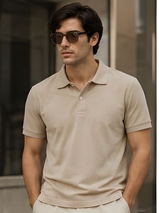 Camiseta Polo de Algodón Premium de 240 GSM, Fabricante OEM, Corte Clásico Regular, Camiseta Polo Pique, Bordado Personalizado, Impresión - Product Image 6