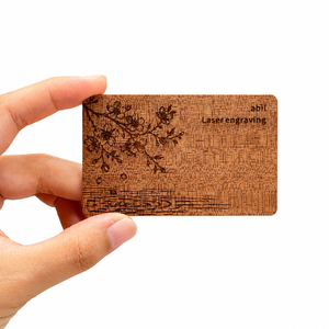 สมาร์ทการ์ดไม้ที่มี NTAG213ชิป NFC RFID Rewritable - Product Image 3