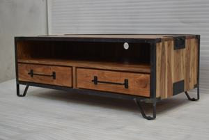 Vintage Industrial Solid Wood Multi-Drawer Cabinet <b>Rustic</b> Finish Home <b>Furniture</b> for Living Room Office Convertible for Farmhouse - Product Image 5