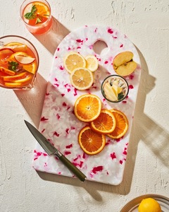 Planche à découper en résine artisanale, élégante, pour fruits, légumes, viande, fromage, utilisation sur table, passe au lave-vaisselle - Product Image 5