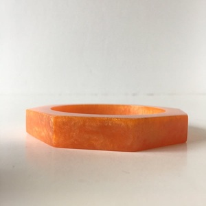 Brazalete de Resina Transparente con Acabado Liso, Hecho a Mano, Ligero, Ecológico, Simple, para Uso Diario, Decoración del Hogar y Negocios - Product Image 2