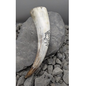 Eco-Friendly Polished Drinking Horn with Unique Nautical Design for Home Decor and Gifts From India - Product Image 6