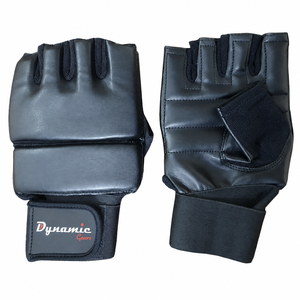 Factory Directly Sales PU Leather Laced Hand Grips Lightweight Breathable Boxing <b>Gloves</b> Black Training Professional MMA <b>Gloves</b> - Product Image 6