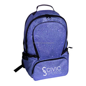 New Arrival Custom Men's & Unisex Luminous Glitter Reflective Canvas <b>Backpack</b> New Design School Bag With Zipper Closure For Kids - Product Image 6
